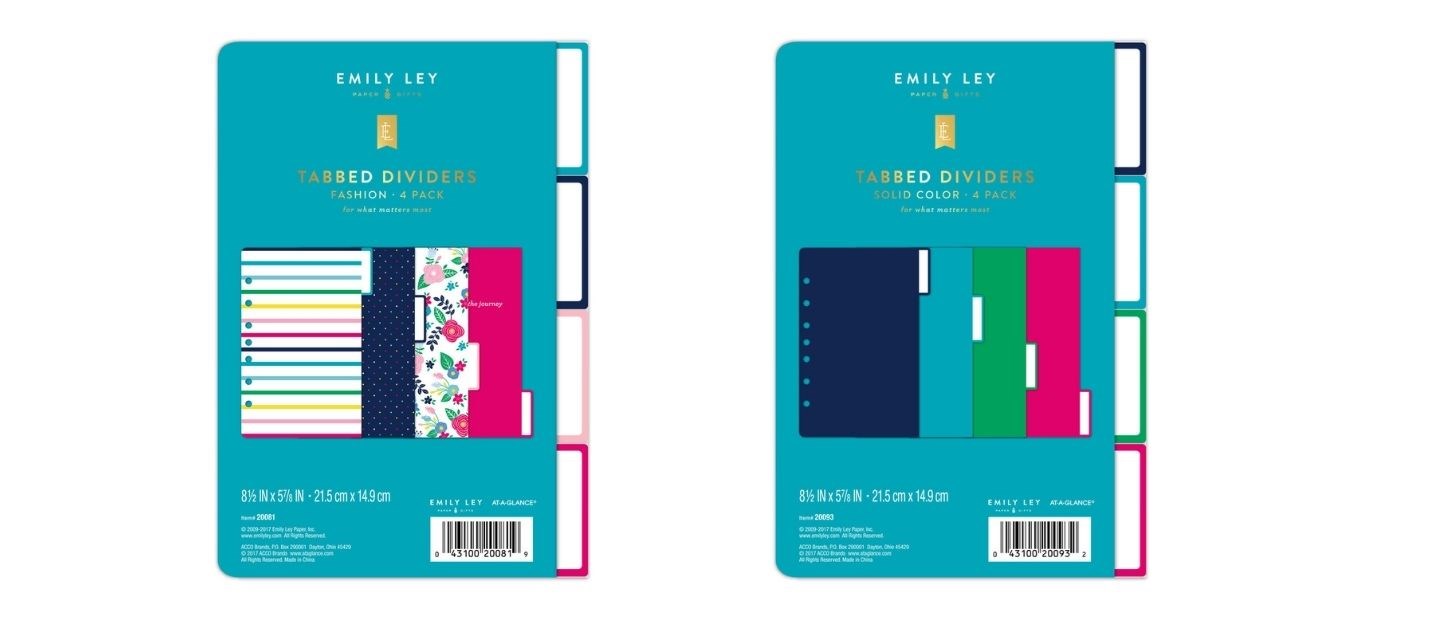 Emily Ley Tabbed Dividers